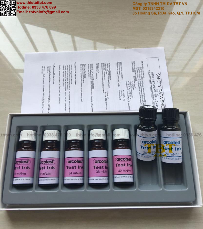 MỰC TEST HÃNG ARCOTEST MỰC TEST HÃNG ARCOTEST