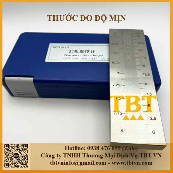 Thước kiểm tra độ mịn hãng Biuged